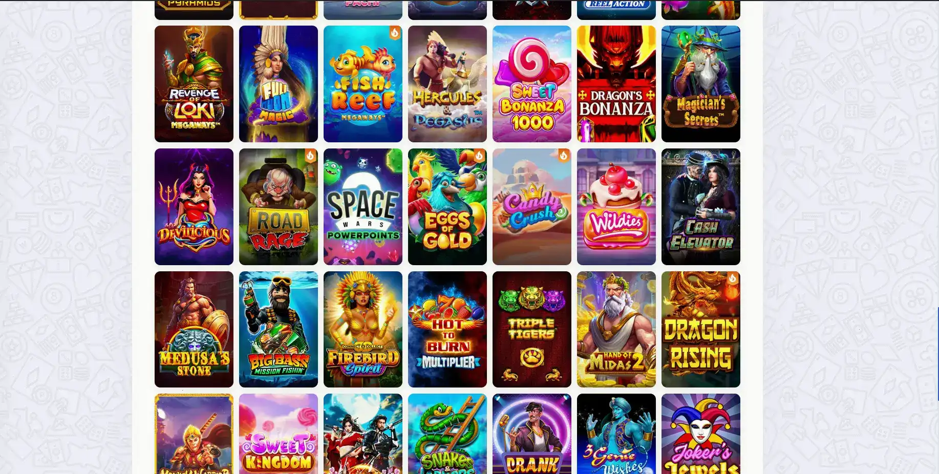 Каталог слотов Ezcash casino с фильтрами по жанрам